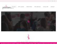Tablet Screenshot of petillances.com